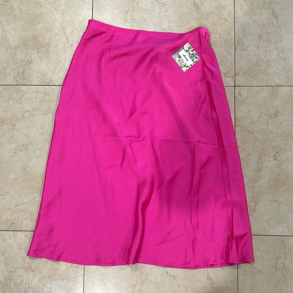 Pink Mid-Length Skirt